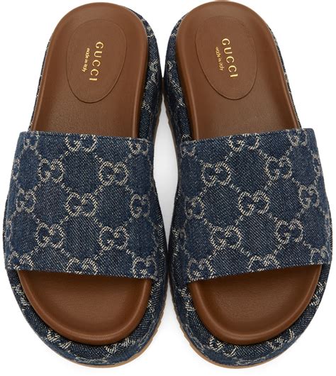 blue jean gucci shoes|gucci accessory blue.